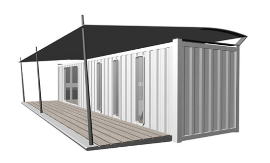 frederic gaunet: 'self contained module' home