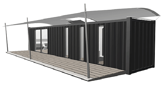 frederic gaunet: 'self contained module' home