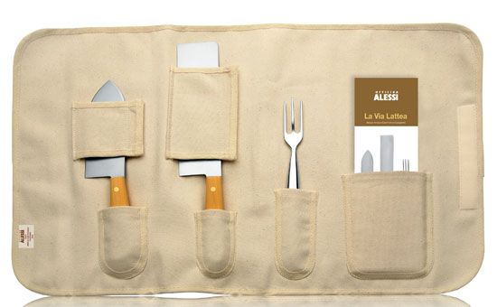 alessi: 'la via lattea' and 'cum grano salis'