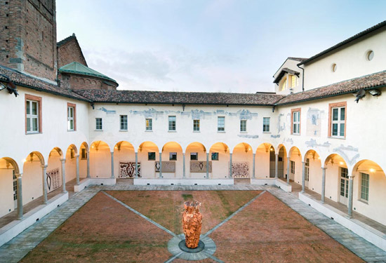 tarshito: 'the sacred cultures of art' exhibition at chiostro di s. simpliciano, milan