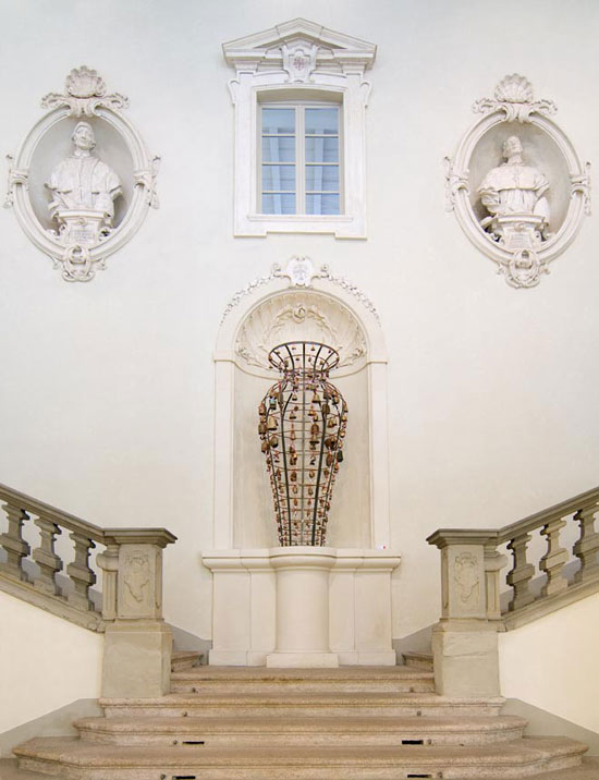 tarshito: 'the sacred cultures of art' exhibition at chiostro di s. simpliciano, milan