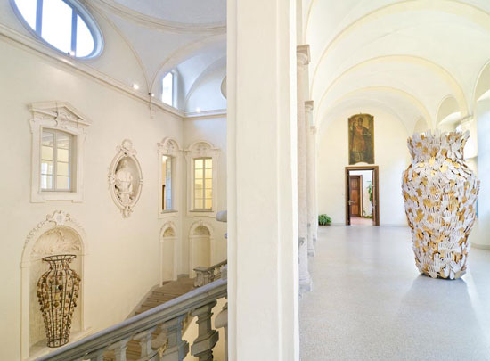 tarshito: 'the sacred cultures of art' exhibition at chiostro di s. simpliciano, milan