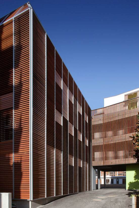 n + b architects: paul valery highschool, france   restructure and extension