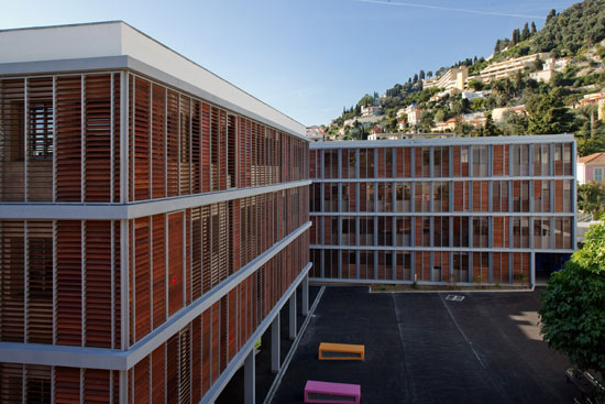n + b architects: paul valery highschool, france   restructure and extension