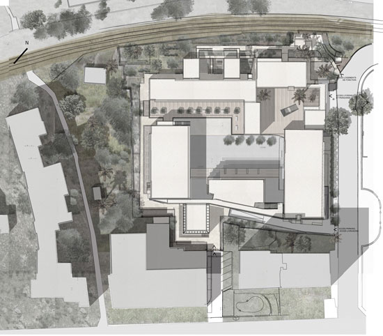 n + b architects: paul valery highschool, france   restructure and extension