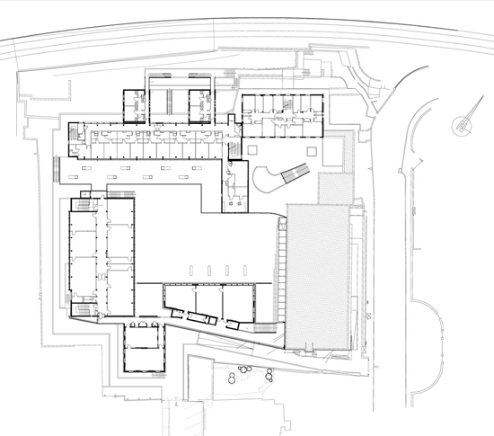 n + b architects: paul valery highschool, france restructure and extension