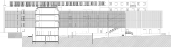n + b architects: paul valery highschool, france   restructure and extension