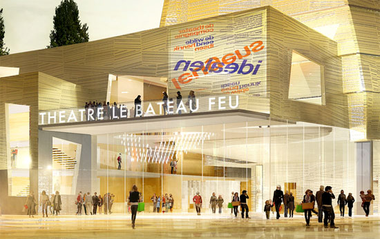 mikou design studio: dunkerque theater, france