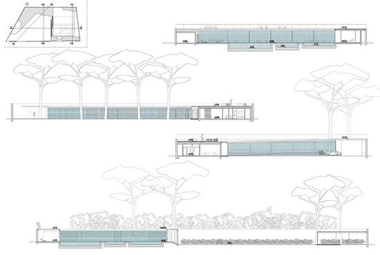 nabito architects: domus aquae   thermal complex club, rome