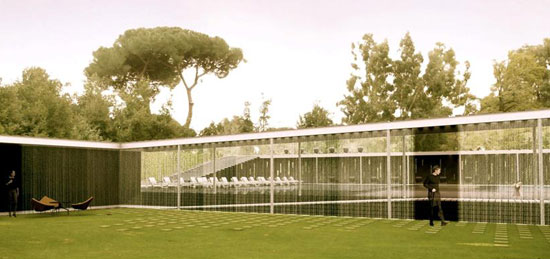 nabito architects: domus aquae   thermal complex club, rome