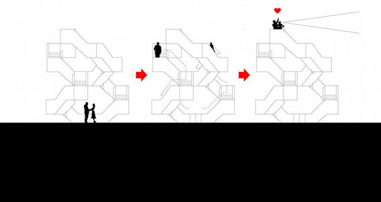 NL architects: sarang do   love island, jeju do, korea