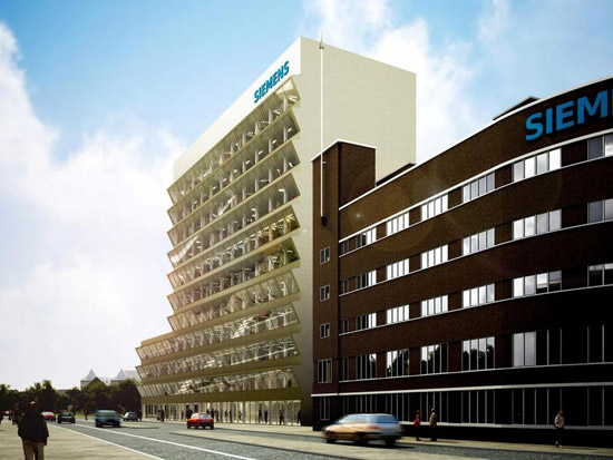 NL architects: siemens building, hart van zuid