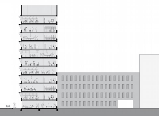 NL architects: siemens building, hart van zuid