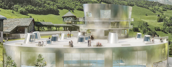 mikou design studio: valmorel water sports and spa