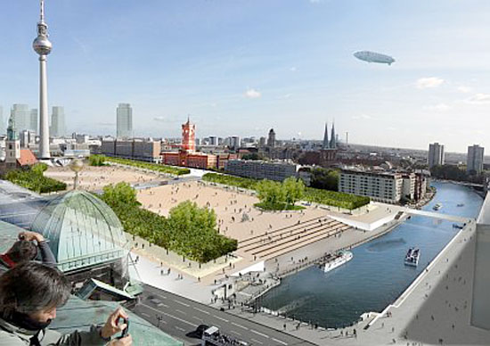 berlin town hall forum by kiefer/chipperfield/graft architects