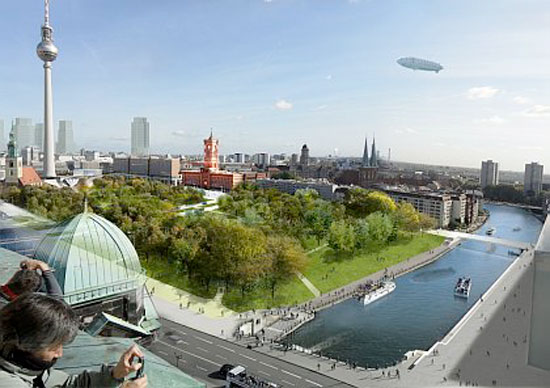 berlin town hall forum by kiefer/chipperfield/graft architects