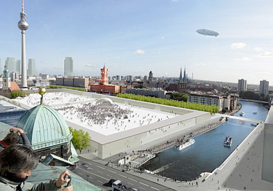 berlin town hall forum by kiefer/chipperfield/graft architects
