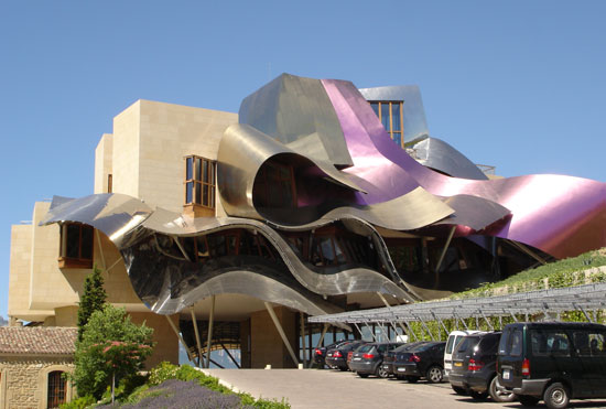 frank gehry: city of wine complex marques de riscal hotel