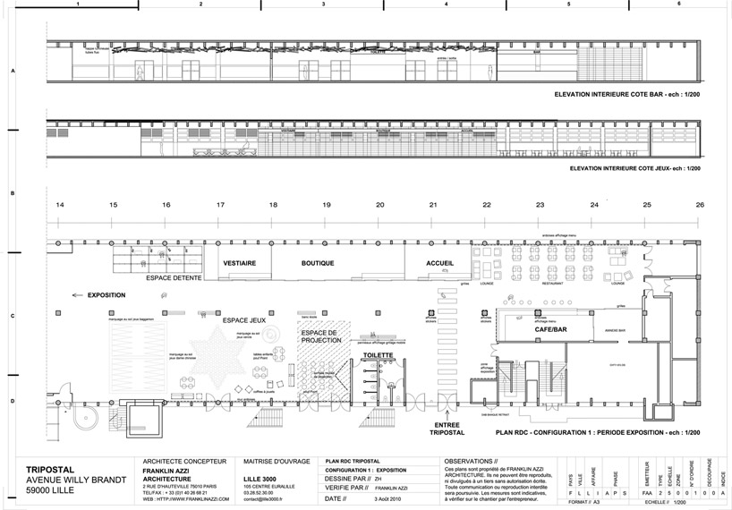 franklin azzi architecture: le tri postal