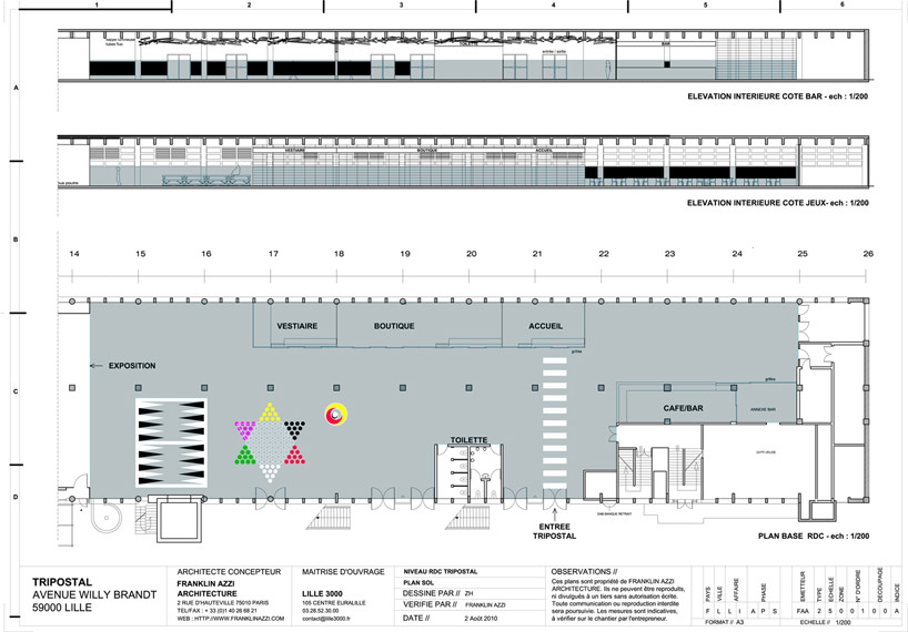 franklin azzi architecture: le tri postal