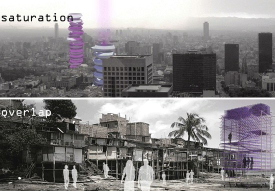 cienm2//100m2 architecture: 'take smoke makes water'   reinvent cities competition