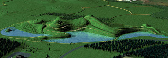 charles jencks: 'northumberlandia' green goddess