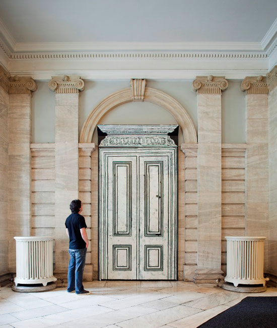 richard woods: wall and door and roof