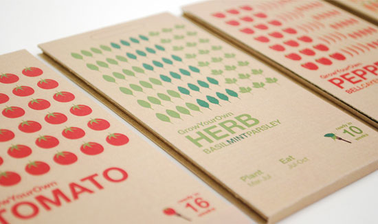 adam paterson and santi tonsukha: 'growyourown' packaging