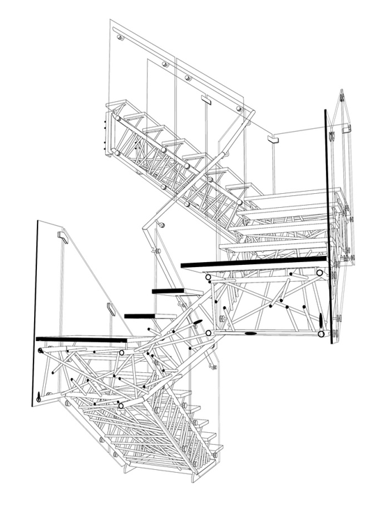 caliper studio: 'genetic stair'