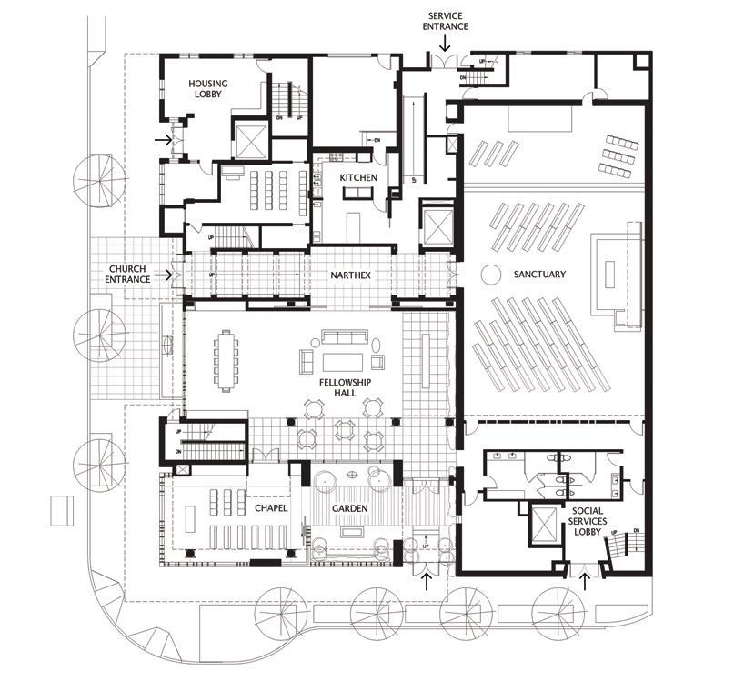 olson kundig architects: gethsemane lutheran church