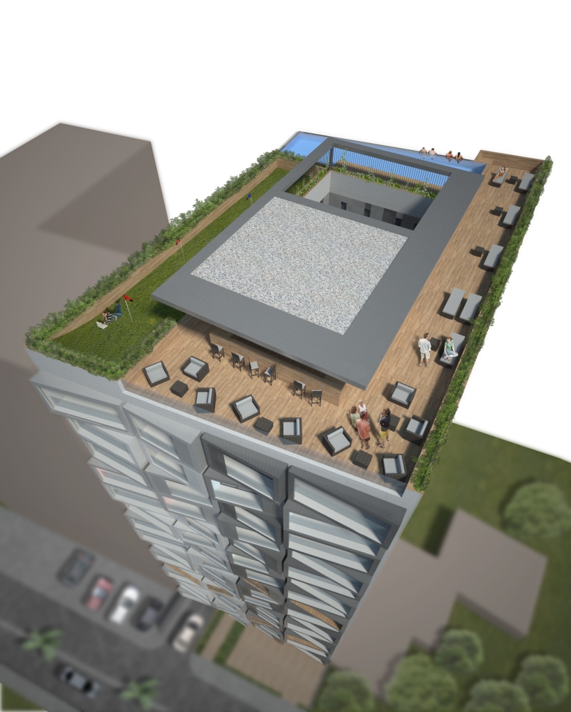 Manco Architects: Vertical Neighborhood   Residential Tower in front of Lima Golf Club