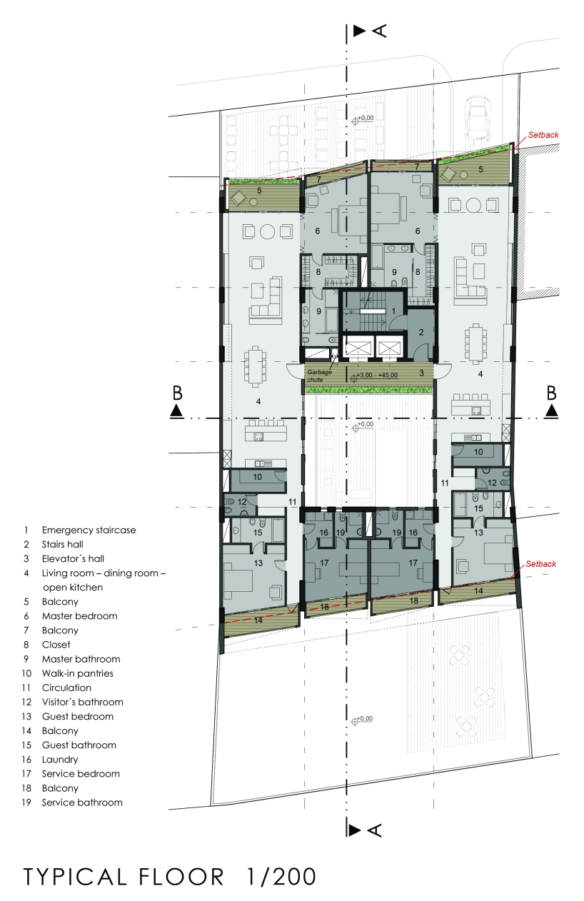Manco Architects: Vertical Neighborhood   Residential Tower in front of Lima Golf Club