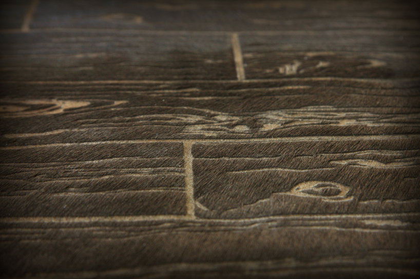 moss & lam: peau de bois carpets