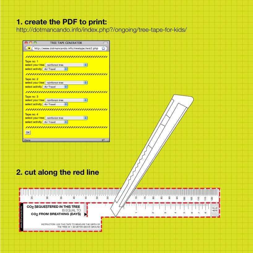 tree measuring tape for children, by nitipak samsen