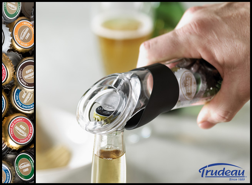 beer cap catcher by stefano di lollo (for the trudeau corporation)