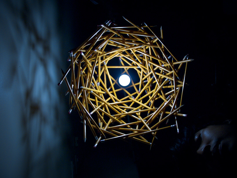 anon pairot: dinsor pencil chair and lampshade