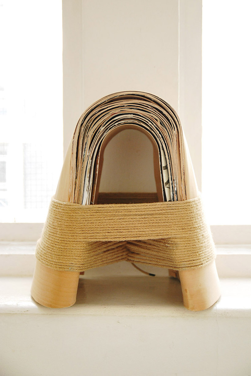 lishuai dong: more with less arc veneer stool