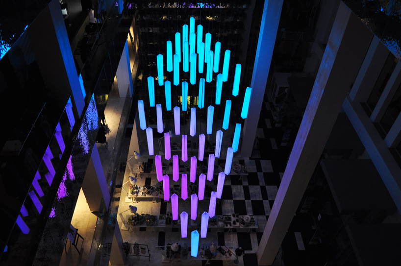 Chrystal Chandelier by WHITEvoid interactive art & design