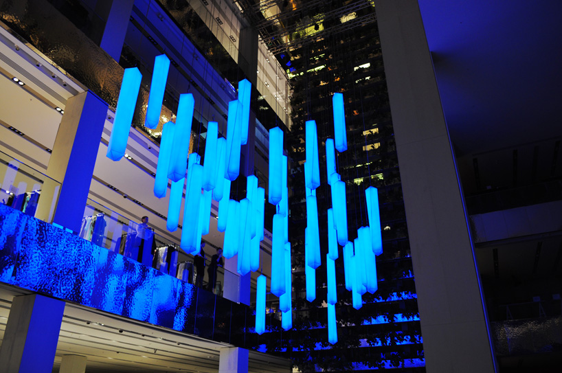 Chrystal Chandelier by WHITEvoid interactive art & design