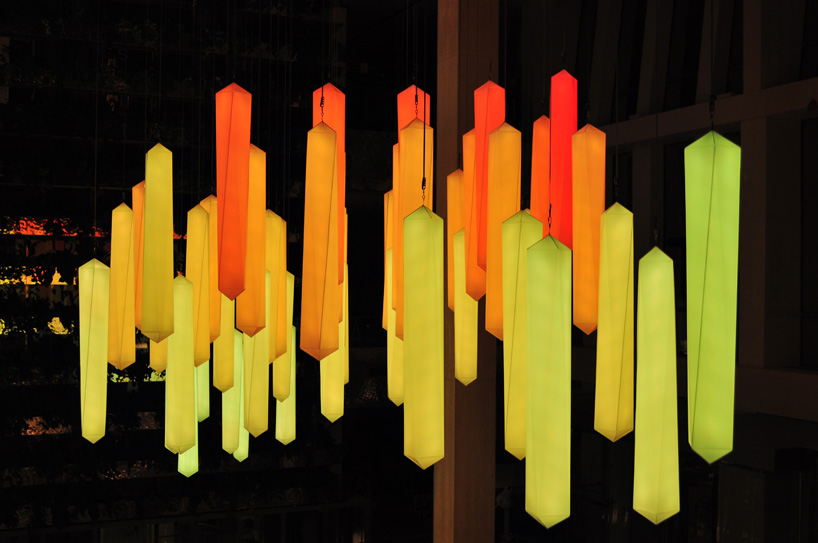 Chrystal Chandelier by WHITEvoid interactive art & design