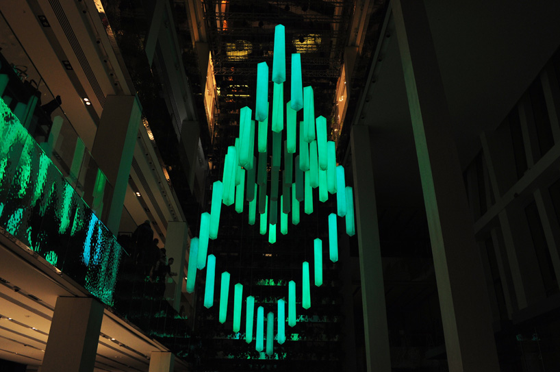 Chrystal Chandelier by WHITEvoid interactive art & design