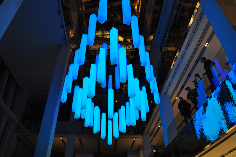 Chrystal Chandelier by WHITEvoid interactive art & design