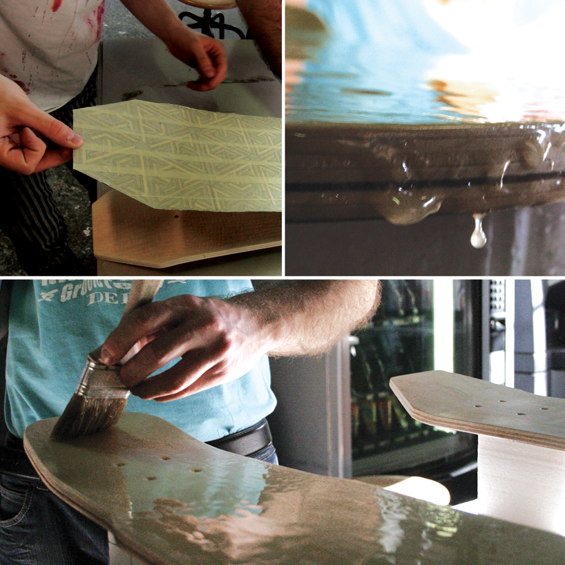 crank out handmade skateboards