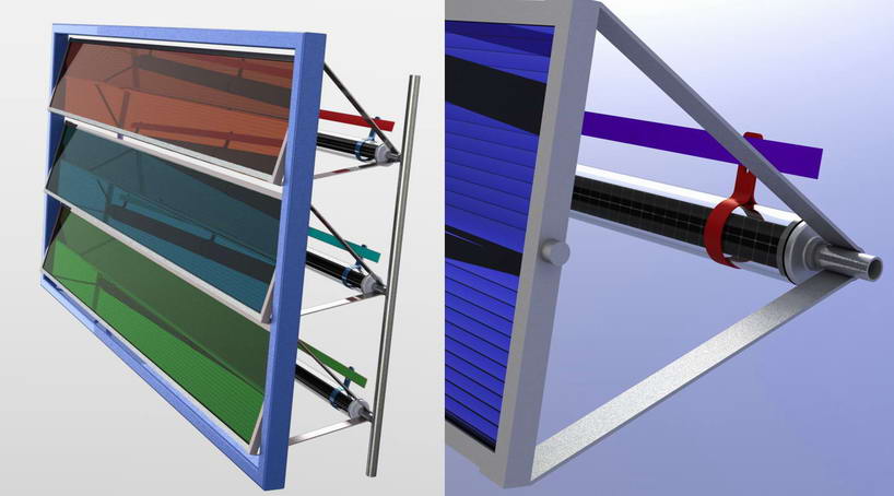 optical photovoltaic solar panel facade