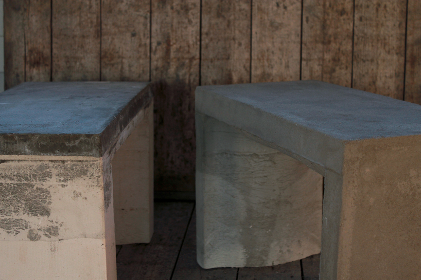 henry lawrence studio: poured wood