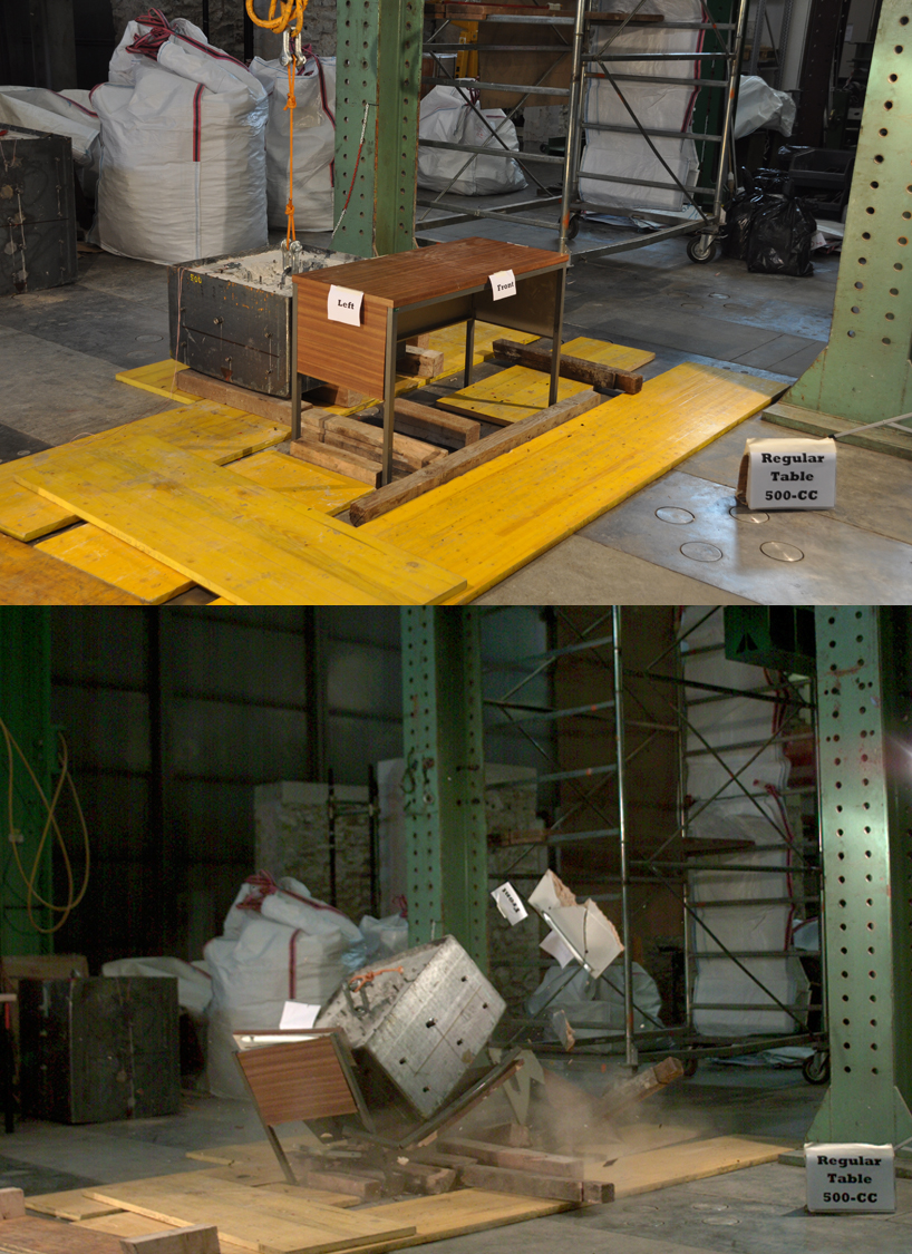 arthur brutter + ido bruno: earthquake proof table