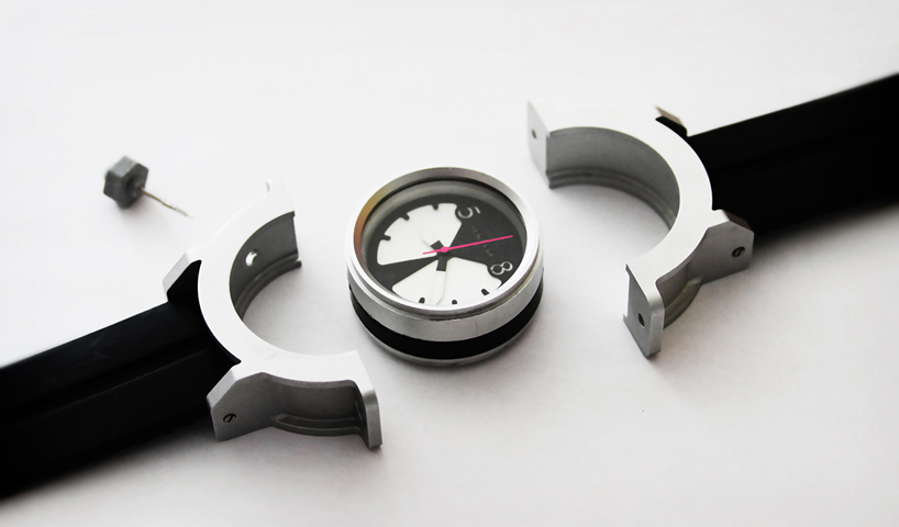 8to5 wrist watch prototype by paul kweton