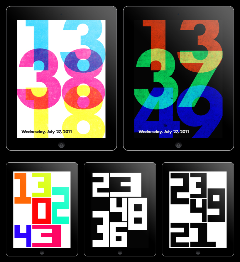 audio clock for iPhone + iPad