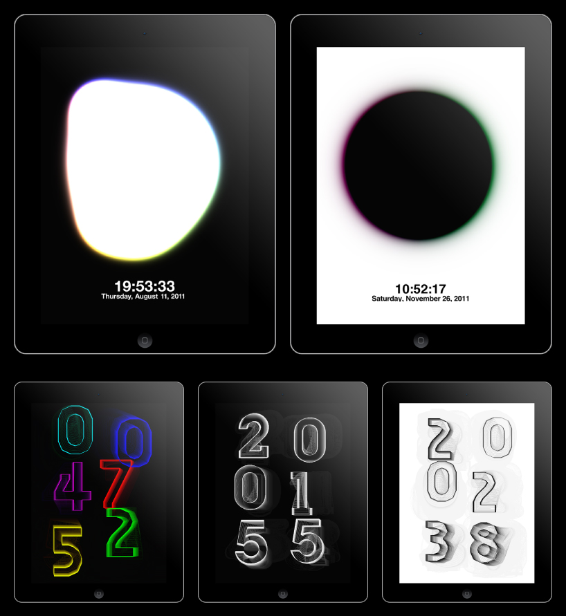 audio clock for iPhone + iPad