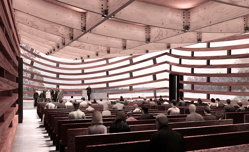 ooiio architecture: new valer church